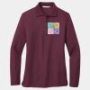 Women's Silk Touch Long Sleeve Polo Thumbnail