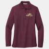 Women's Silk Touch Long Sleeve Polo Thumbnail