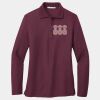 Women's Silk Touch Long Sleeve Polo Thumbnail