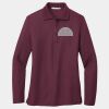 Women's Silk Touch Long Sleeve Polo Thumbnail