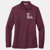 Women's Silk Touch Long Sleeve Polo Thumbnail