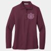 Women's Silk Touch Long Sleeve Polo Thumbnail