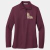 Women's Silk Touch Long Sleeve Polo Thumbnail