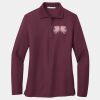 Women's Silk Touch Long Sleeve Polo Thumbnail