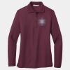 Women's Silk Touch Long Sleeve Polo Thumbnail