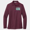 Women's Silk Touch Long Sleeve Polo Thumbnail