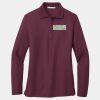 Women's Silk Touch Long Sleeve Polo Thumbnail