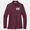 Women's Silk Touch Long Sleeve Polo Thumbnail