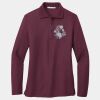 Women's Silk Touch Long Sleeve Polo Thumbnail
