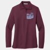 Women's Silk Touch Long Sleeve Polo Thumbnail