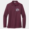 Women's Silk Touch Long Sleeve Polo Thumbnail