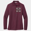 Women's Silk Touch Long Sleeve Polo Thumbnail