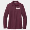 Women's Silk Touch Long Sleeve Polo Thumbnail