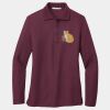Women's Silk Touch Long Sleeve Polo Thumbnail