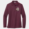 Women's Silk Touch Long Sleeve Polo Thumbnail