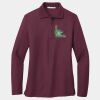 Women's Silk Touch Long Sleeve Polo Thumbnail