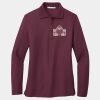 Women's Silk Touch Long Sleeve Polo Thumbnail