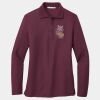 Women's Silk Touch Long Sleeve Polo Thumbnail