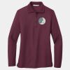 Women's Silk Touch Long Sleeve Polo Thumbnail