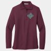 Women's Silk Touch Long Sleeve Polo Thumbnail