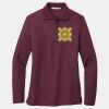 Women's Silk Touch Long Sleeve Polo Thumbnail