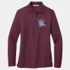 Women's Silk Touch Long Sleeve Polo Thumbnail