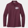 Women's Silk Touch Long Sleeve Polo Thumbnail