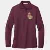 Women's Silk Touch Long Sleeve Polo Thumbnail