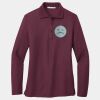 Women's Silk Touch Long Sleeve Polo Thumbnail