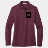 Women's Silk Touch Long Sleeve Polo Thumbnail