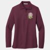 Women's Silk Touch Long Sleeve Polo Thumbnail