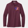 Women's Silk Touch Long Sleeve Polo Thumbnail