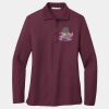 Women's Silk Touch Long Sleeve Polo Thumbnail
