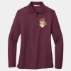 Women's Silk Touch Long Sleeve Polo Thumbnail