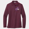 Women's Silk Touch Long Sleeve Polo Thumbnail