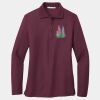 Women's Silk Touch Long Sleeve Polo Thumbnail