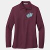Women's Silk Touch Long Sleeve Polo Thumbnail