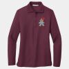 Women's Silk Touch Long Sleeve Polo Thumbnail