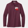 Women's Silk Touch Long Sleeve Polo Thumbnail