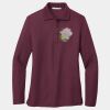 Women's Silk Touch Long Sleeve Polo Thumbnail