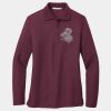 Women's Silk Touch Long Sleeve Polo Thumbnail