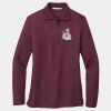 Women's Silk Touch Long Sleeve Polo Thumbnail