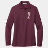 Women's Silk Touch Long Sleeve Polo Thumbnail
