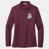 Women's Silk Touch Long Sleeve Polo Thumbnail