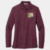 Women's Silk Touch Long Sleeve Polo Thumbnail