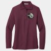 Women's Silk Touch Long Sleeve Polo Thumbnail