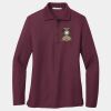 Women's Silk Touch Long Sleeve Polo Thumbnail