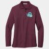 Women's Silk Touch Long Sleeve Polo Thumbnail