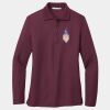 Women's Silk Touch Long Sleeve Polo Thumbnail
