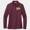 Women's Silk Touch Long Sleeve Polo Thumbnail